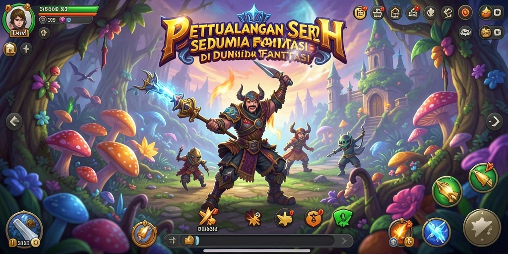 Tampilan gameplay seru dari dunia petualangan 71H.