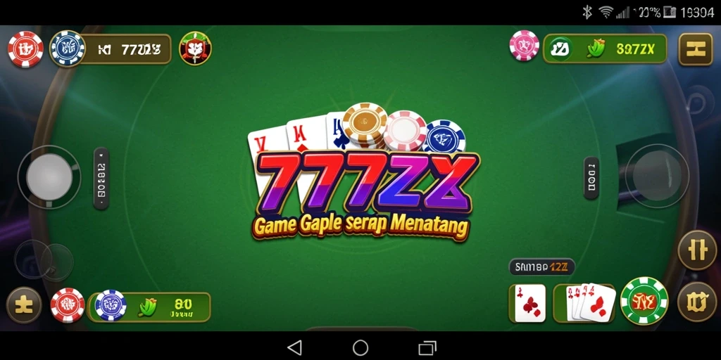 Gameplay seru Gaple di 777ZX dengan berbagai fitur menarik.