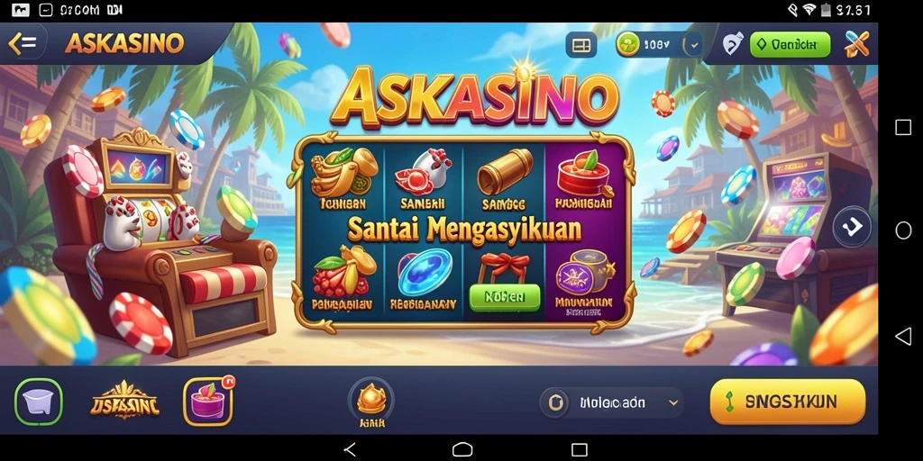Tampilan menarik dari gameplay ASKASINO yang mengasyikkan.