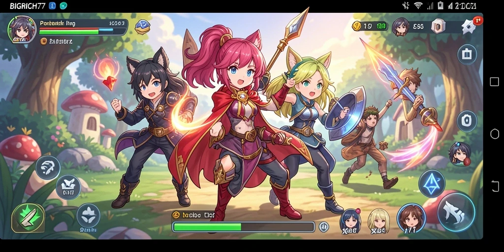 Gameplay seru dan karakter anime yang menarik dalam BIGRICH77.
