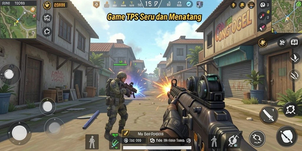 Tampilan gameplay seru dan mendebarkan di CONGTOGEL.