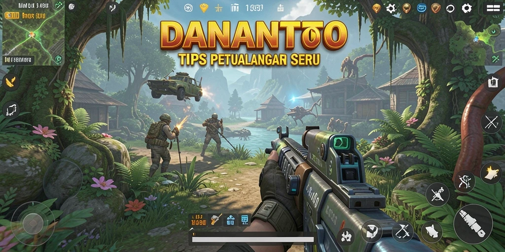 Tampilan gameplay seru dari DANANTOTO dalam misi TPS.