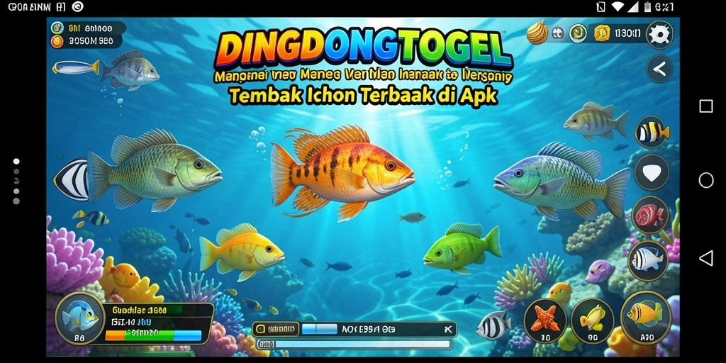 Gameplay seru DINGDONGTOGEL saat menembak ikan.