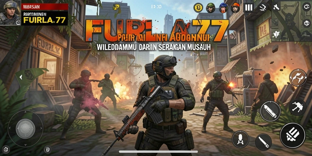 Tangkapan layar dari gameplay seru FURLA77 Tower Defense.