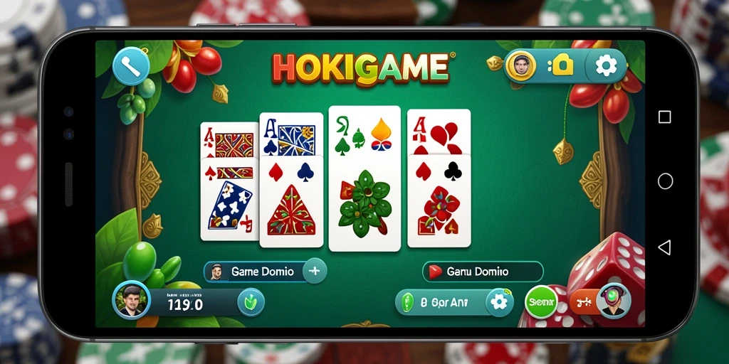 Tampilan gameplay HOKIGAME yang seru dan menarik.