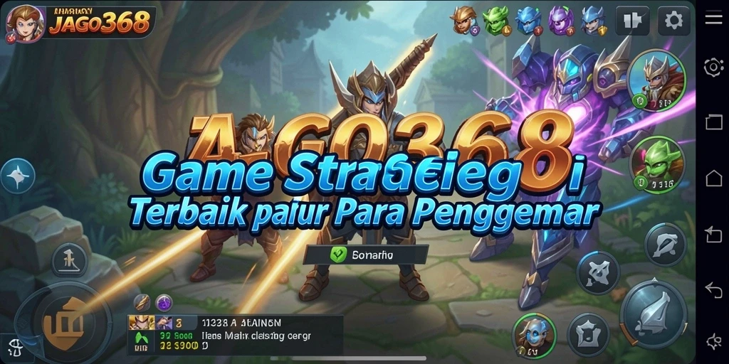 Tampilan gameplay menarik dari JAGO368 dengan strategi pertempuran yang intens.