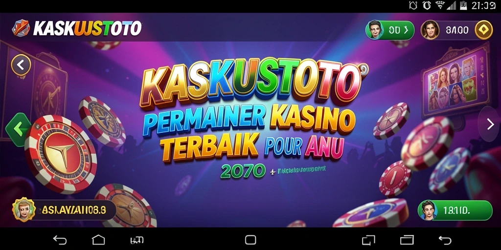 Screenshot utama KASKUSTOTO dengan gameplay Kasino yang seru.