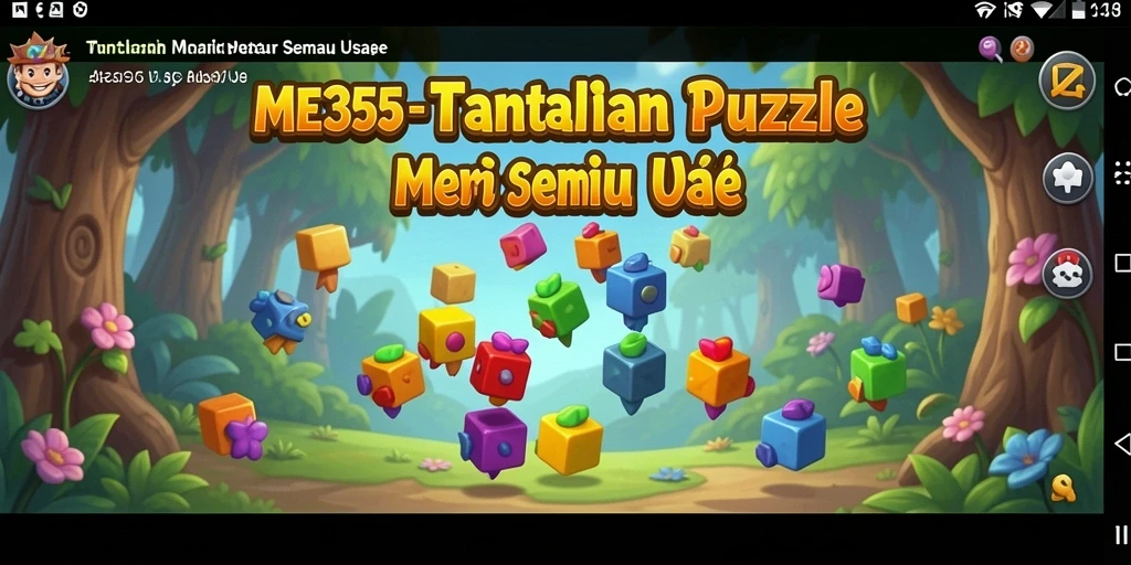 Tampilan gameplay ME355 yang seru dan mengasyikkan.