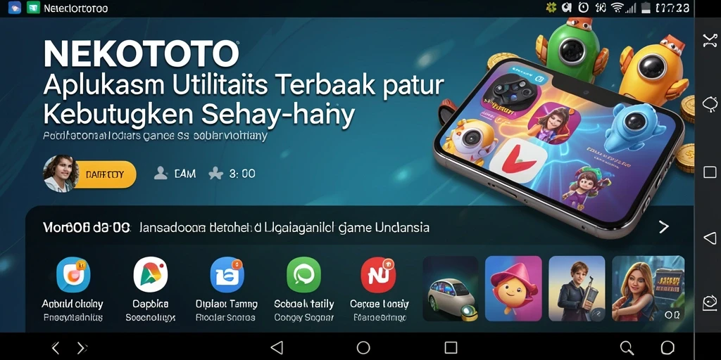 Tampilan utama NEKOTOTO dengan fitur utilitas yang menarik.