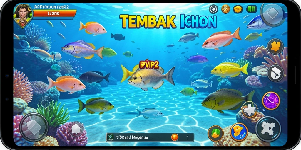Gameplay RPVIP2 yang menarik dalam menembak ikan.