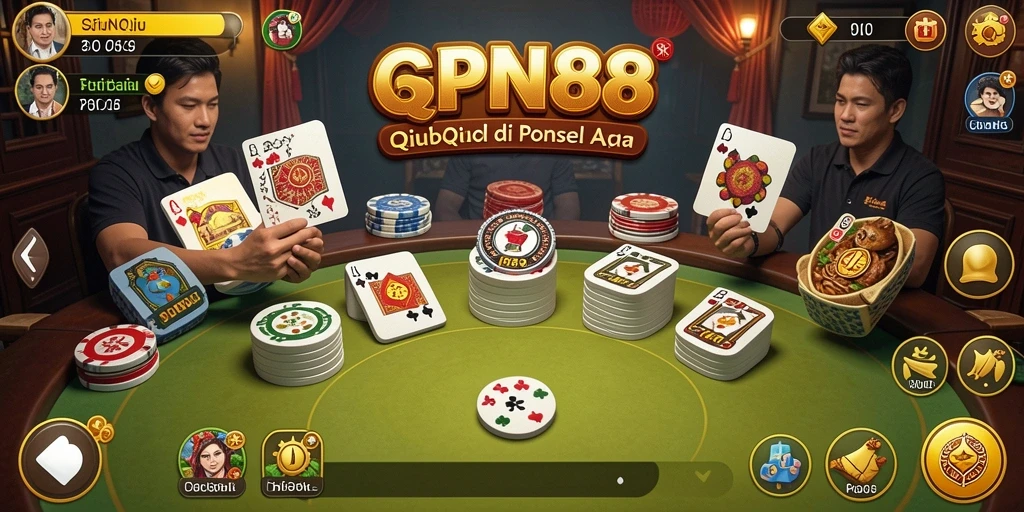 Tampilan gameplay QiuQiu yang menarik dan seru di SPN88.